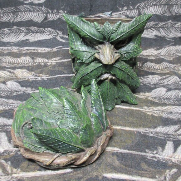 Nature Green Man Trinket Box/Stash Box - Picture 2 of 11